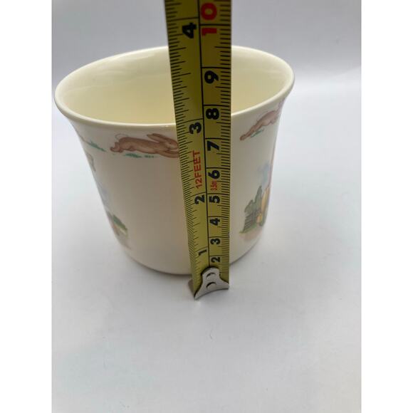 ROYAL DOULTONS England Bunnykins Plate 8" and Tea Cup 3.5"L x 3" Tall  1984 - Picture 14 of 14